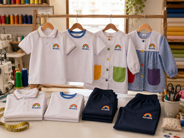 Nuevos uniformes personalizados guarderia Madrid